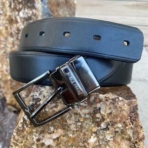 Size 36 Mens Leather Belt Reversible by Perry Ellis